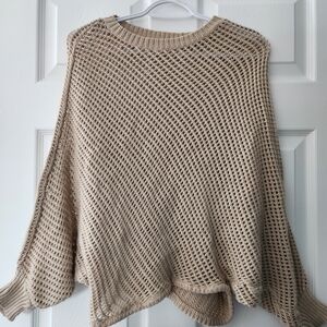 Women's Beige Knit Sweater